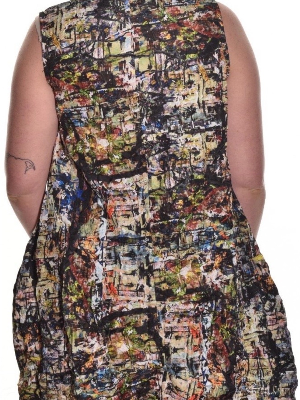 Kozan Aubrey Dress in Monet Sz 1X - Picture 9 of 9